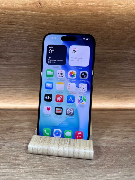 iPhone 15 Pro 256 Black ! АКБ 100% ! №: 3587! СТАН ІДЕАЛЬНИЙ ! З США ! Айфон купити оригінал !!
