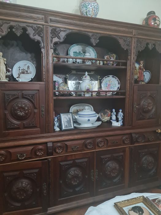 Móvel rústico de sala de Jantar