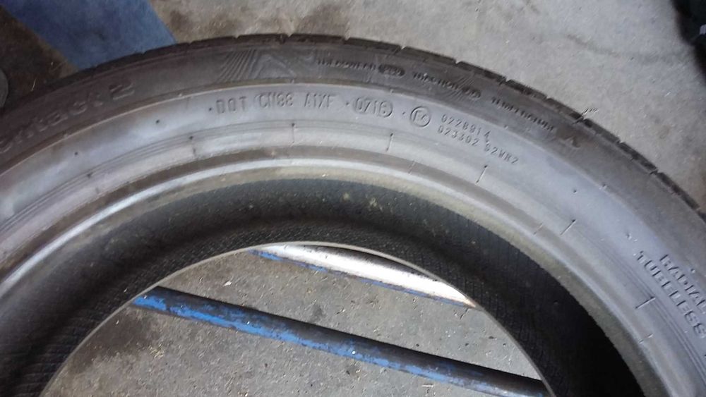 letnie opony Continental opona 185/55R16 83V opona używana stan bdb