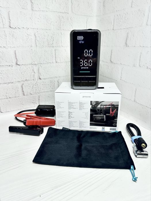 Бустер Пусковое устройство с компрессором Proove Air Jump 2в1 10400mAp