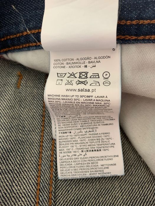 Calças ganga Jeans Homem Salsa Straight Navarro W30 L34