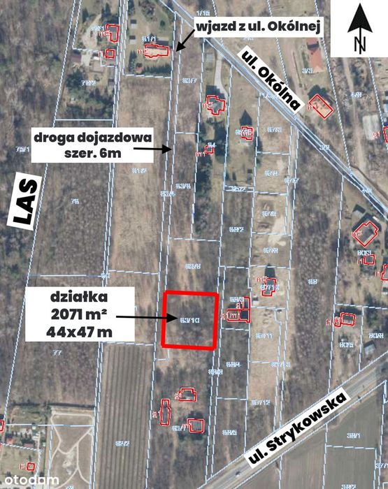 Działka budowlana - Plan miejscowy - nawet 2 domy