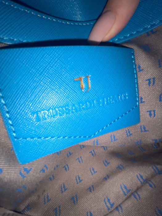 Сумка труссарди Trussardi новая синяя