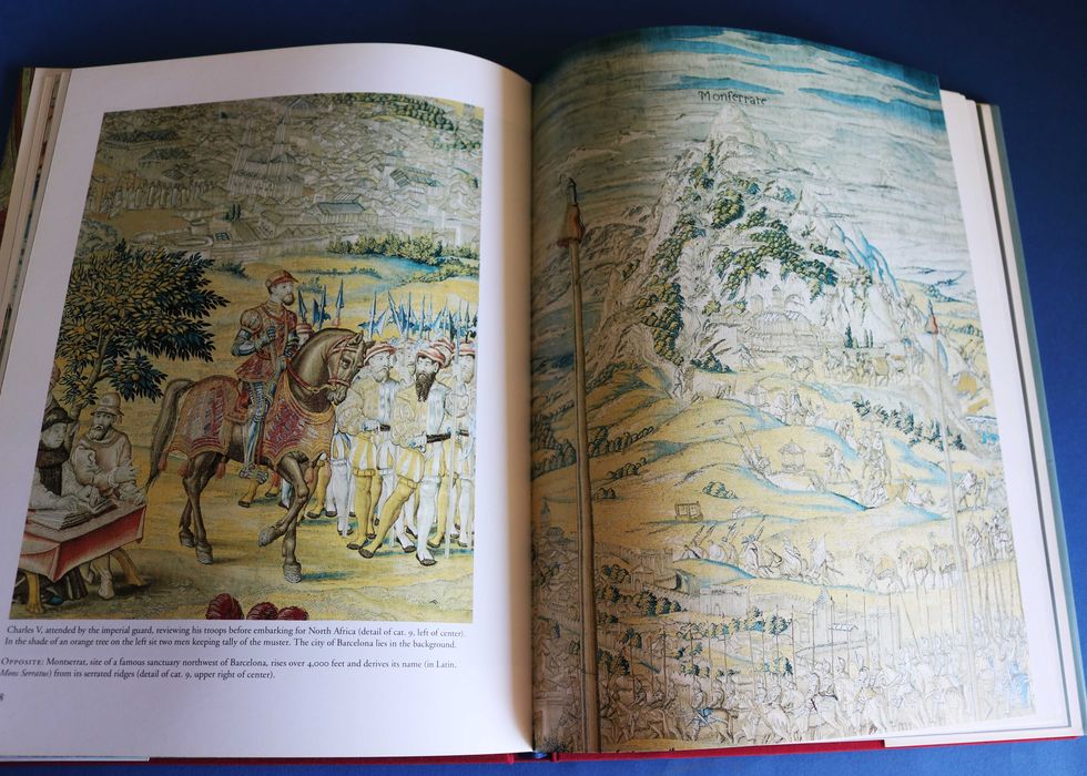 Tapeçaria e Armaria Nacional de Espanha no Metropolitan, belo livro