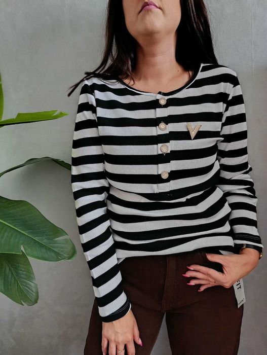 Bluzeczka damska prążek myzem plus size 4XL