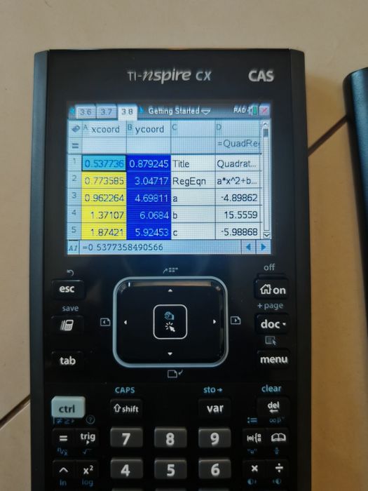 Kalkulator naukowy TI-nspire CX CAS graficzny Texas Instruments kolor zestaw z kablem i ładowarką