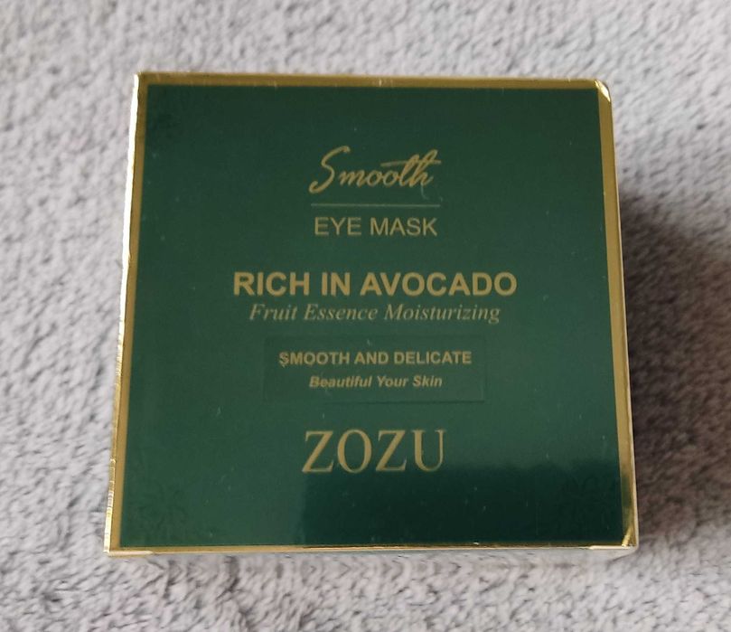 płatki pod oczy ZOZU Smooth eye mask awokado NOWE folia