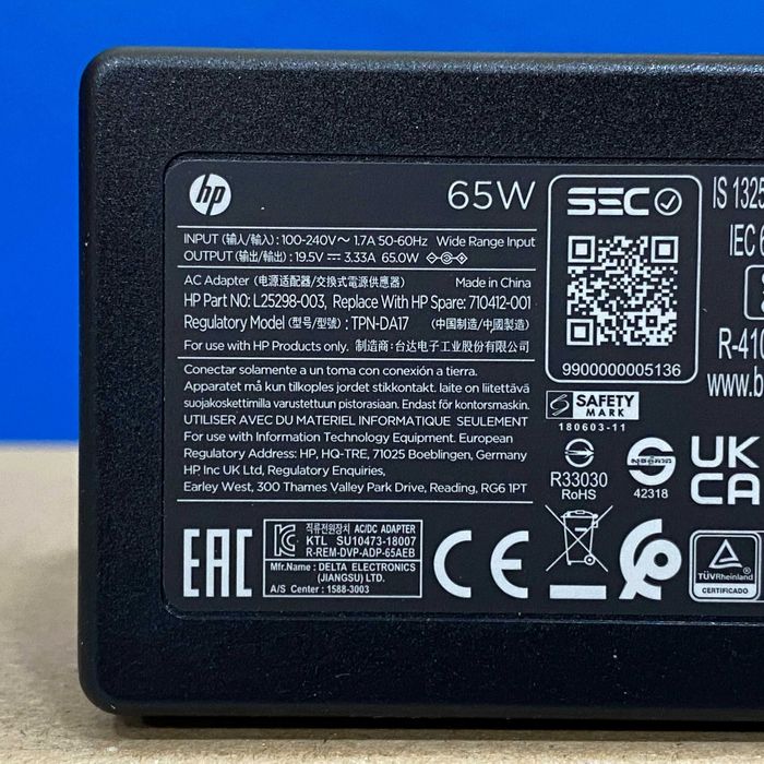 Carregador HP - 65W (NOVO)