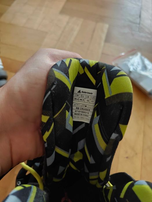 Rolki Rollerblade RB Cruiser, rozm. 44,5, prawie nowe, komplet + ochraniacze