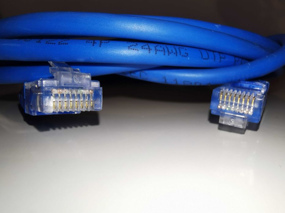 Kabel sieciowy LAN UTP 5e 3m niebieski - Ethernet RJ45