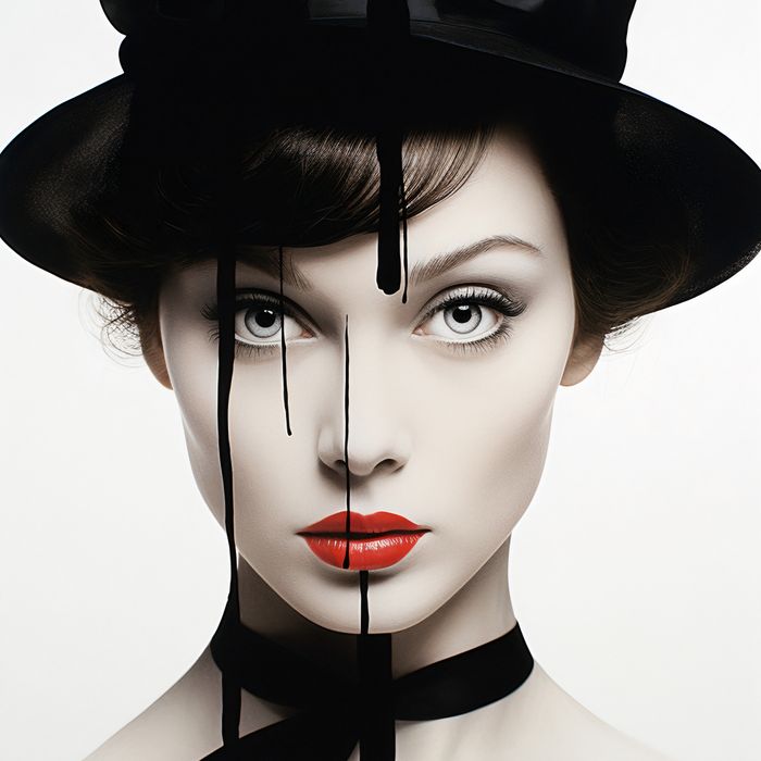 Plakat 90x90cm Atramentowa Aura