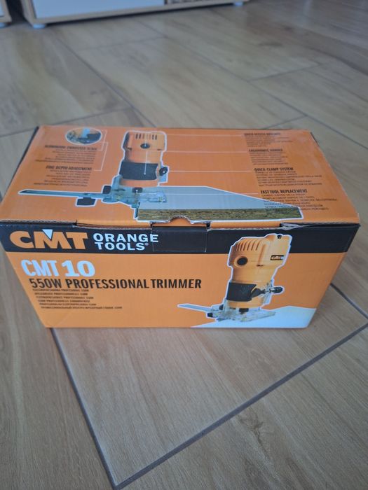 Frezarka krawędziowa CMT10 550W NOWA | Trymer do drewna | CMT Orange Tools
