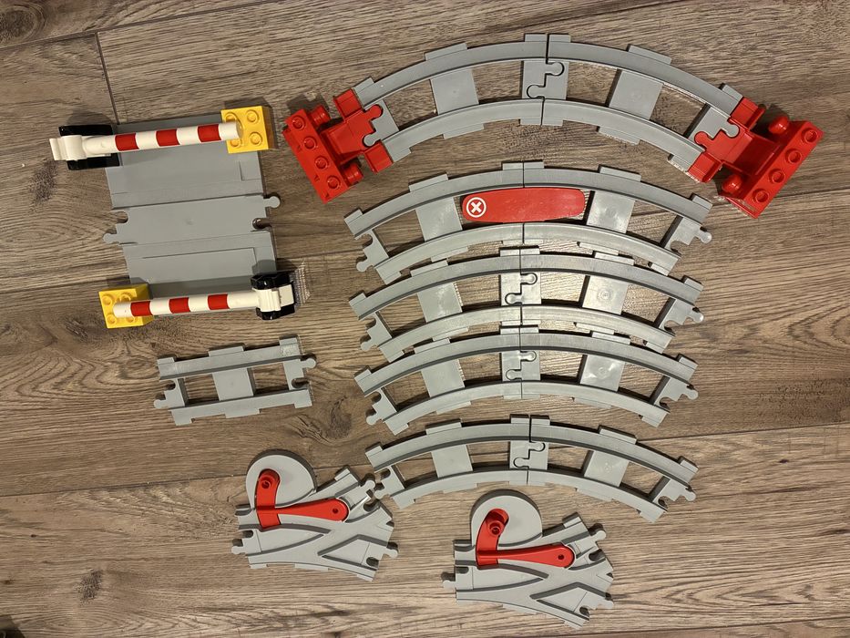 LEGO DUPLO 10882 Tory kolejowe zwrotnice