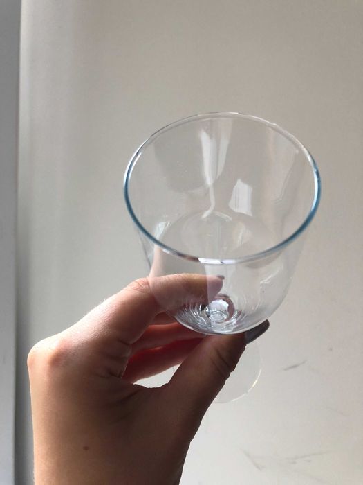 Szklany mały mini kieliszek vintage oldschool stary dobry stan jakość