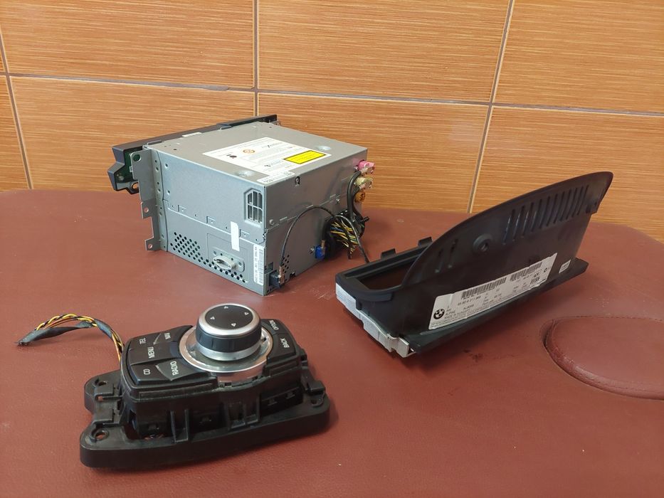 Zestaw Nawigacja CIC Professional BMW E60 E61 LCI KOMPLET Ekran Idrive