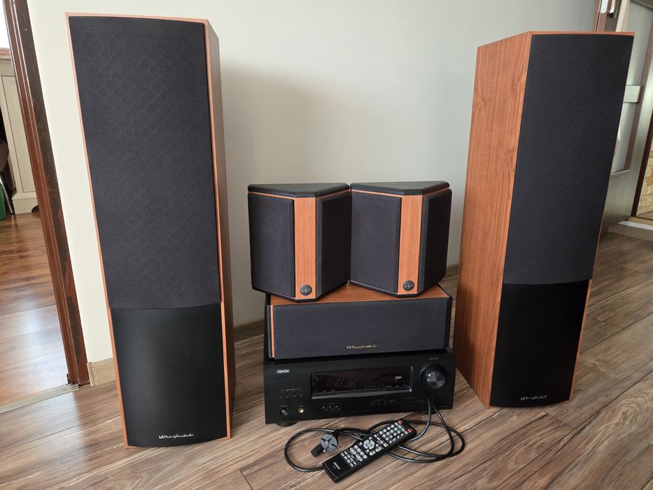 Kino domowe Denon AVR 1311 Głośniki Wharfedale