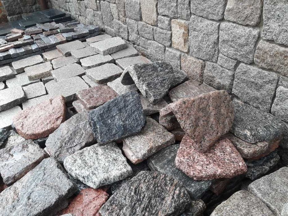 Kamień polny cięty łupany, bruk