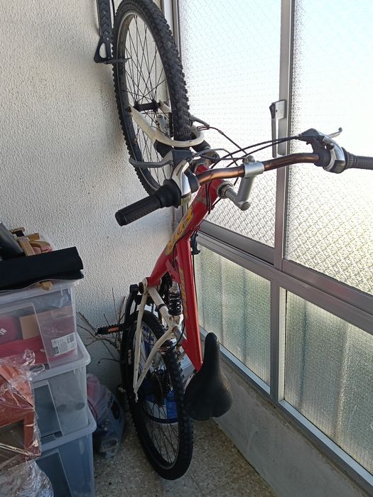 Bicicleta vermelha roda 26