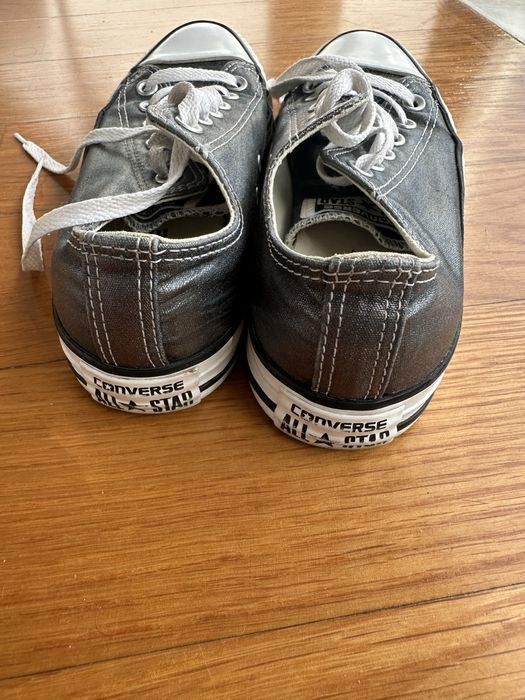 Tenis AllStar azul metalizado