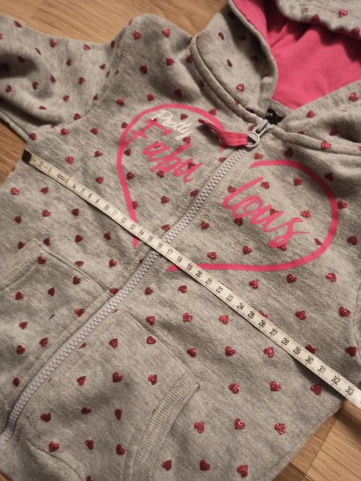 Bluza na suwak r. 110/116