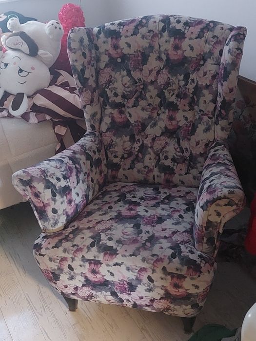 Fotel uszatek Stan Bardzo dobry