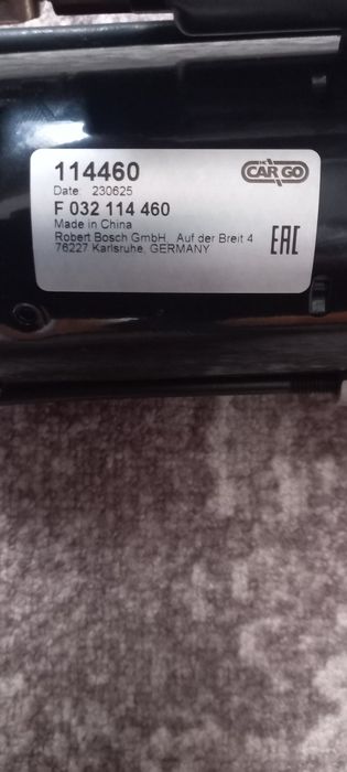 Стартер Gargo f032114460 Citroen, fiat,lancia, Peugeot дизельні