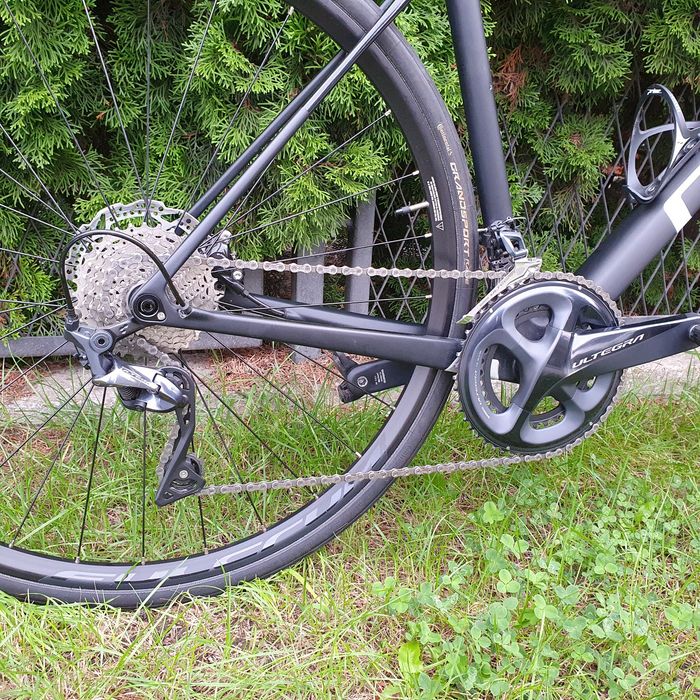 Rower szosowy carbon, Ultegra, hydraulika, Cube Attain, rozm 58, XL