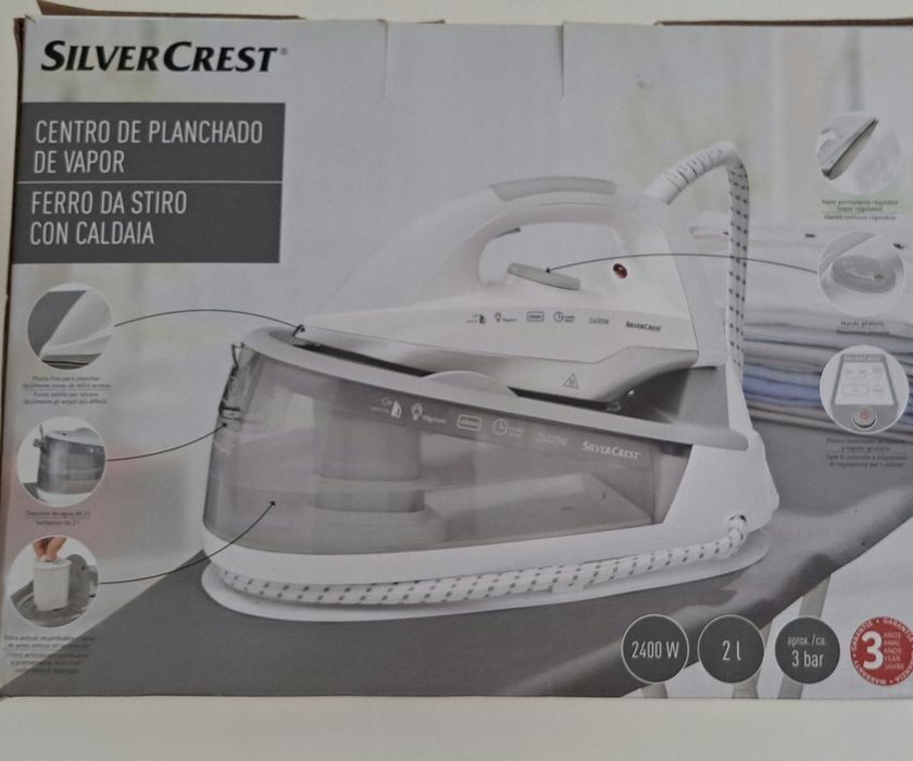 Ferro de Caldeira Silvercrest Novo