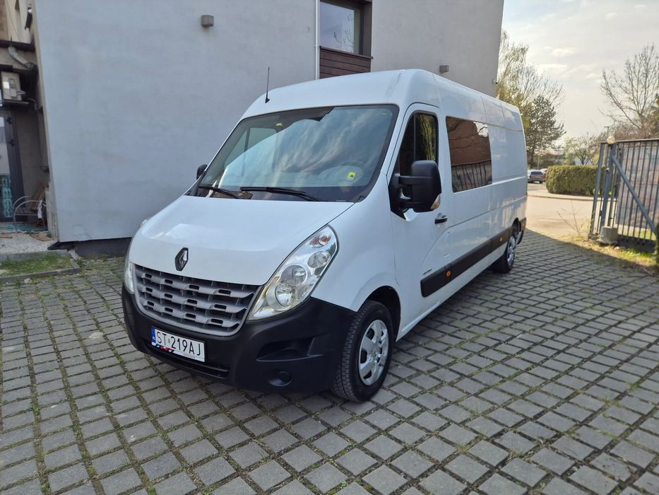 Renault MASTER  2.3 150km Brygadówka 6 foteli klima l3h2