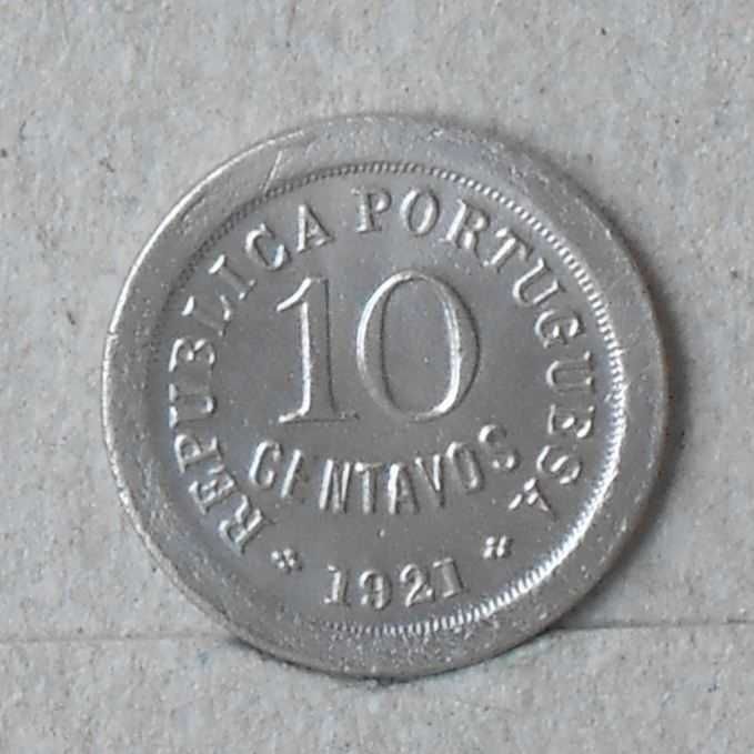 Portugal 10 centavos 1921 - olx X10735