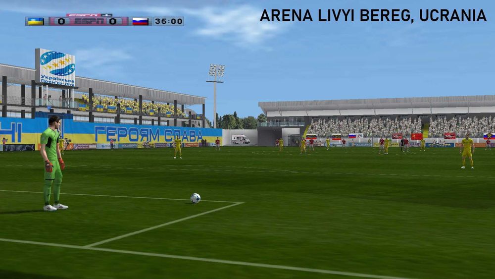 Мод стадіон Лівий Берег PES 6