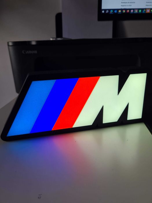 BMW M LED Lamp – Decorative Lighting | For Car Enthusiasts – NEW