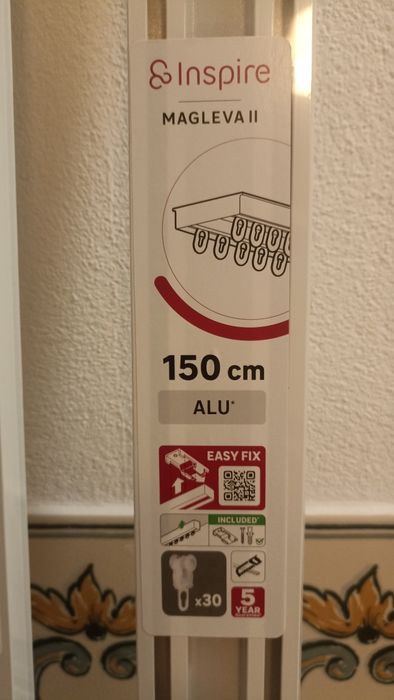 Calhas Alumínio cortinados duplas Novas