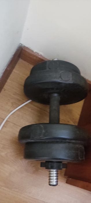 Peso de ginástica para treinar em casa