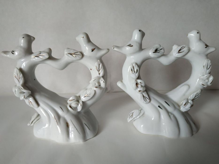Сердечки с голубями, декор
