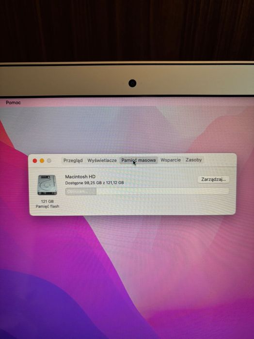 MacBook Air 13” Early 2015 (A1466) – 4GB RAM, 128GB SSD – stan idealny
