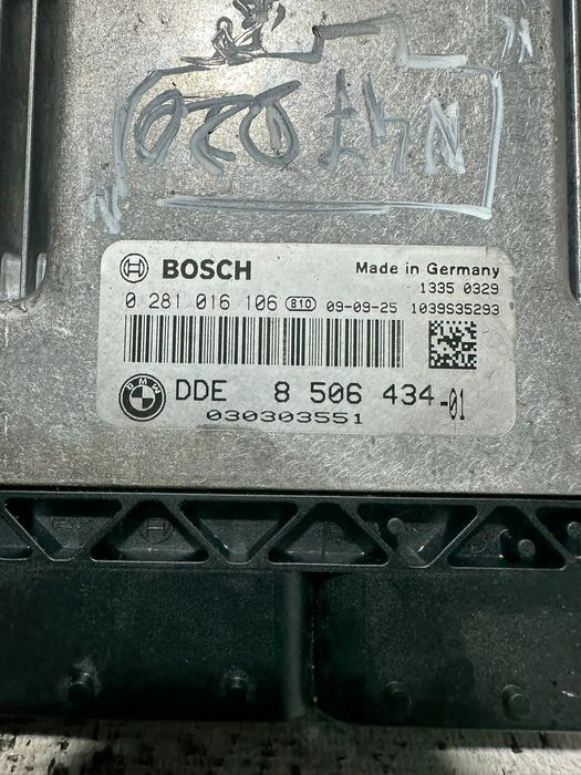 Centralina Motor Original Bosch BMW N47D20C 8506434 0281016106 2009 -