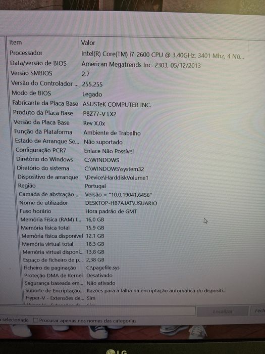 Pc gaming secretária