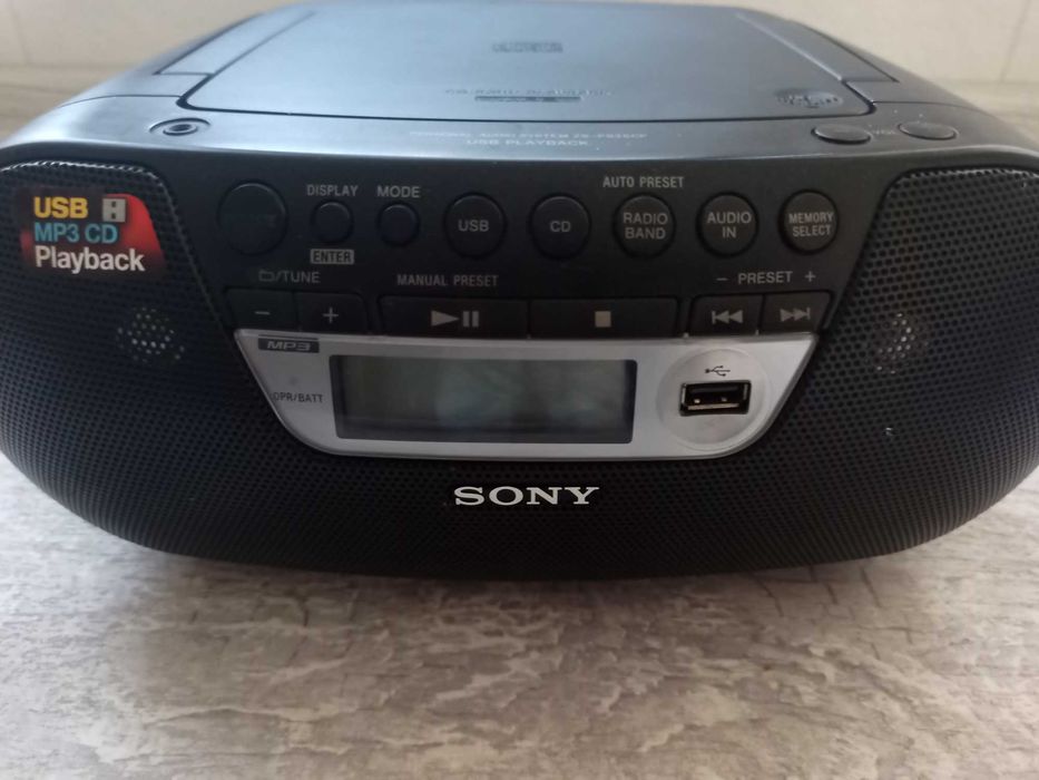 Магнитола Sony ZSPS30CP CD MP3 usb radio aux cd in аудиосистема 1 550