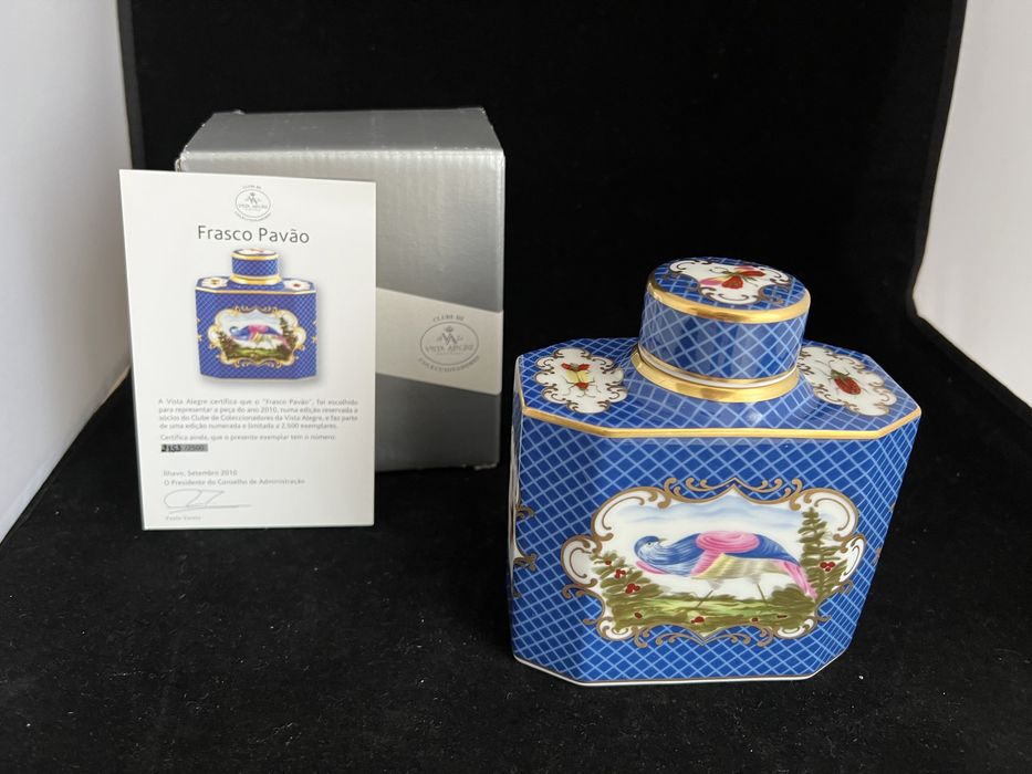 Vista Alegre - Frasco Pavão - Clube Colecionadores 2010