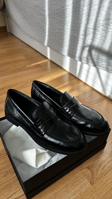 Жіночі лофери Massimo Dutti, натуральна шкіра, розмір 42