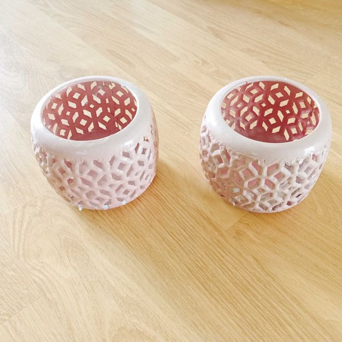 Peças decorativas para velas