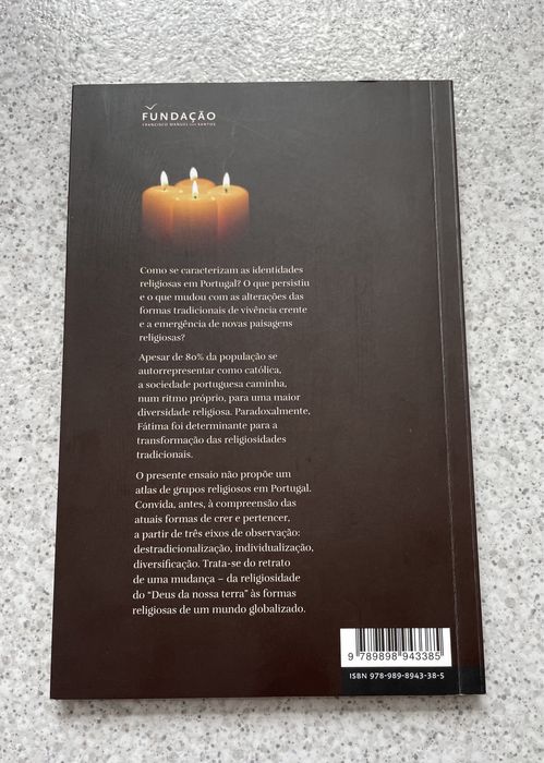 Livro: "Religião na sociedade portuguesa"