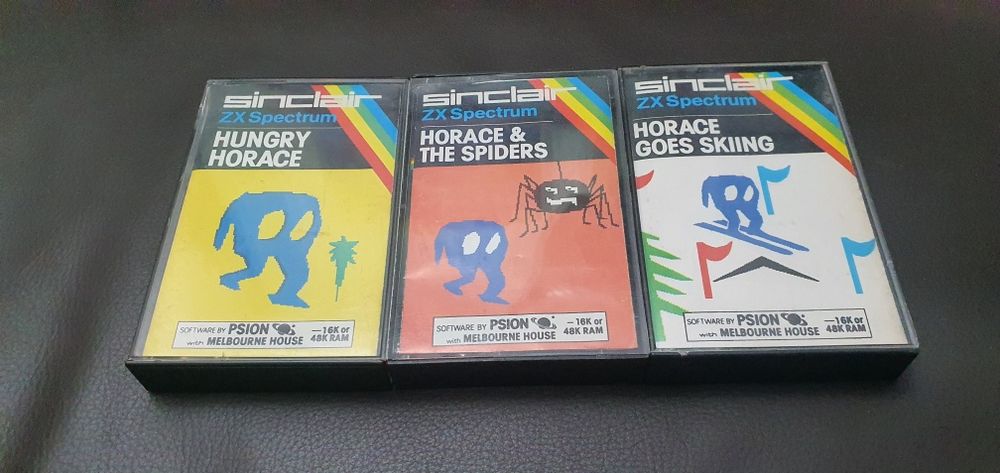 3 x Horace ZX Spectrum- Goes Skiing + The Spiders + Hungry