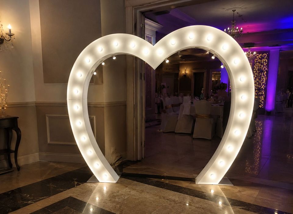 Serce LED XXL | Wesele • Event • Ścianka Foto