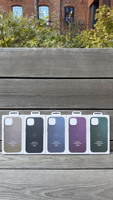 Etui z tkaniny FineWove Magsafe do Iphone’a 15 w różnych kolorach