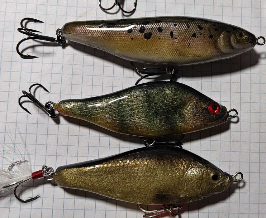 Jerki małe Salmo Strike Pro Buster, Dayer 8, Handmade, Rudi, Rapala