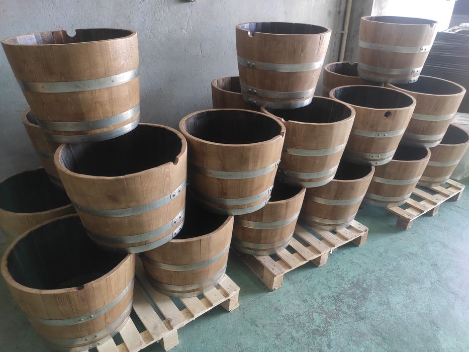 Vasos de madeira / Celhas de madeira