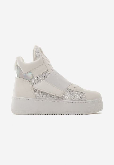 Nowe Sneakersy na platformie z delikatnym protektorem 37