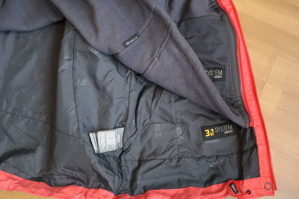 Куртка парка Jack Wolfskin 3в1 розмір XL нова оригінал